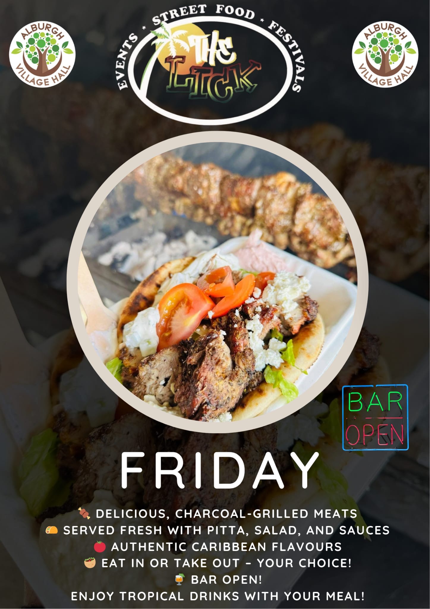 Caribbean Food Truck, Bar & Quiz